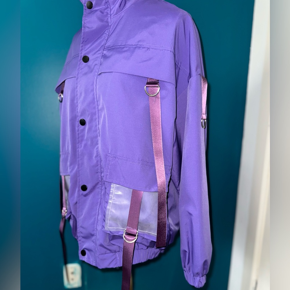 Purple Utility Jacket - Picture 6 of 8